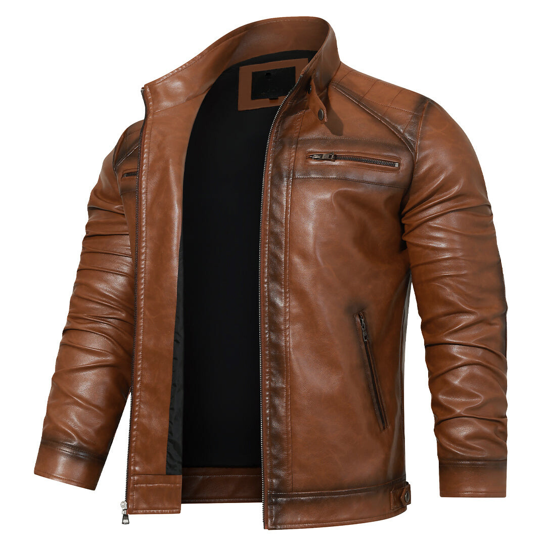 Chaqueta de cuero Cruiser | Sélunee