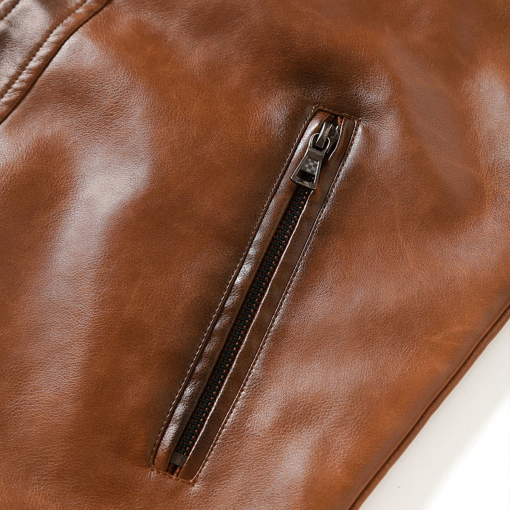 Chaqueta de cuero Cruiser | Sélunee